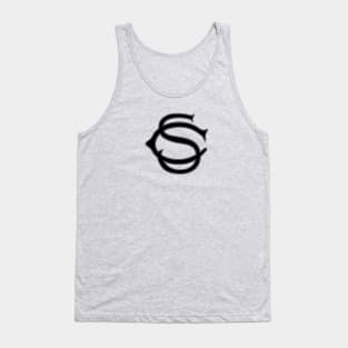 SC Monogram Black Tank Top